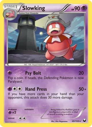 Slowking #49 · Dark Explorers Pokémon card
