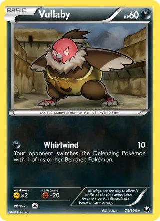 Vullaby #73 · Dark Explorers Pokémon card