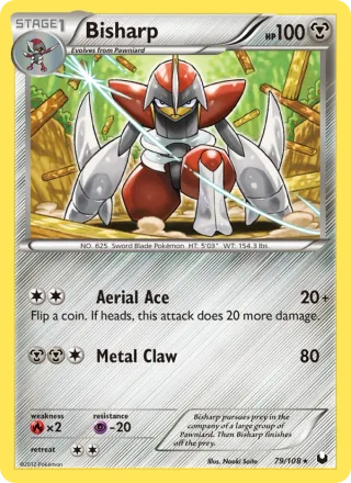 Bisharp #79 · Dark Explorers Pokémon card