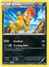 Scrafty · Dark Explorers Pokémon card