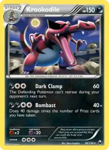 Krookodile · Dark Explorers Pokémon card