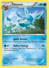 Glaceon · Dark Explorers Pokémon card