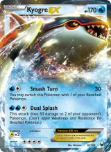 Kyogre-EX · Dark Explorers Pokémon card