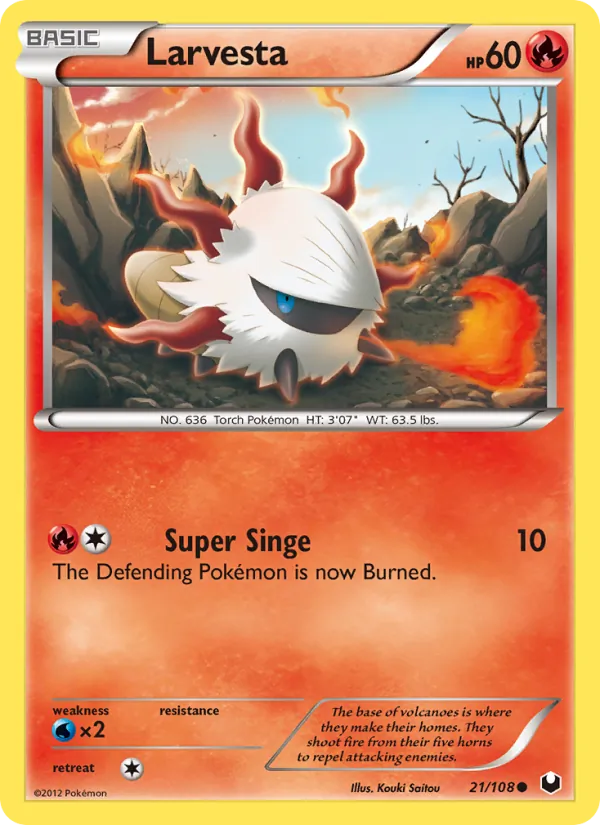 Larvesta full card art