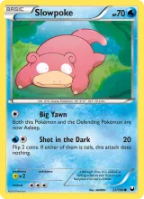 Slowpoke · Dark Explorers Pokémon card