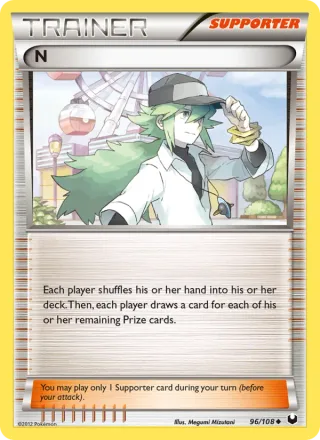 N #96 · Dark Explorers Pokémon card