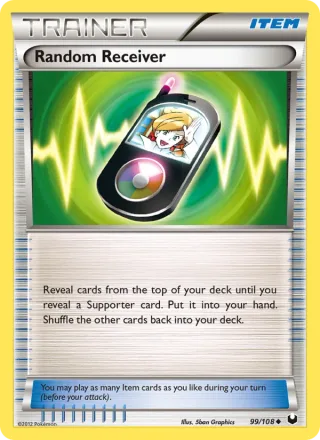 Random Receiver #99 · Dark Explorers Pokémon card