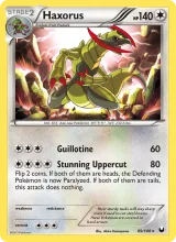 Haxorus · Dark Explorers Pokémon card