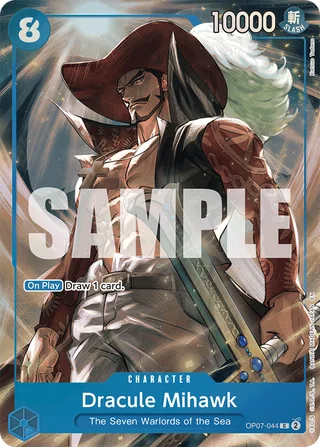 Dracule Mihawk (Seven Warlords of the Sea Binder Set) #OP07-044-seven-warlords-of-the-sea-binder-set · One Piece Promotion Cards One Piece card