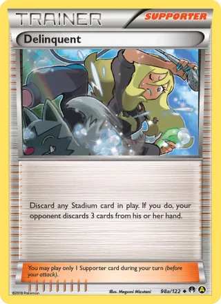 Delinquent #98a · BREAKpoint Pokémon card