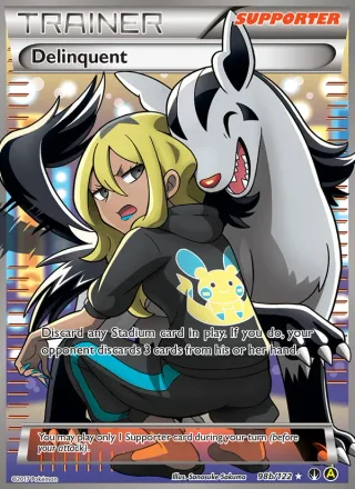 Delinquent #98b · BREAKpoint Pokémon card