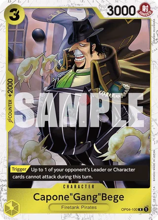 Capone"Gang"Bege (Jolly Roger Foil) #OP04-100-jolly-roger-foil · Premium Booster -The Best- One Piece card