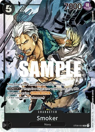 Smoker #ST06-004 · ST-06: Starter Deck 6 Absolute Justice One Piece card