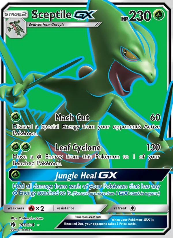 Sceptile GX full card art