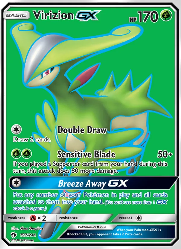 Virizion GX full card art