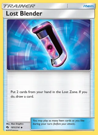Lost Blender #181 · Lost Thunder Pokémon card