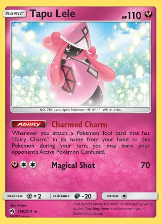 Tapu Lele #150 · Lost Thunder Pokémon card