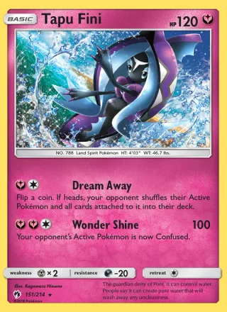 Tapu Fini #151 · Lost Thunder Pokémon card