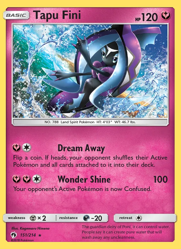 Tapu Fini full card art