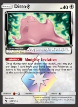 Ditto ◇ · Lost Thunder Pokémon card
