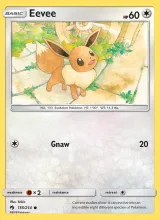 Eevee · Lost Thunder Pokémon card