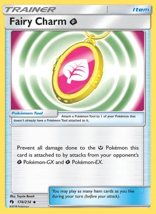 Fairy Charm Grass #174 · Lost Thunder Pokémon card