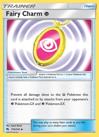 Fairy Charm Psychic #175 · Lost Thunder Pokémon card