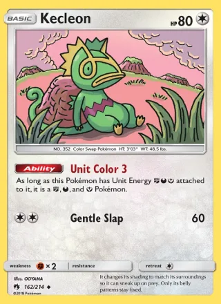 Kecleon #162 · Lost Thunder Pokémon card