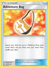 Adventure Bag · Lost Thunder Pokémon card