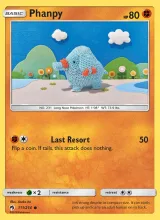 Phanpy #111/214 · Lost Thunder Pokémon card