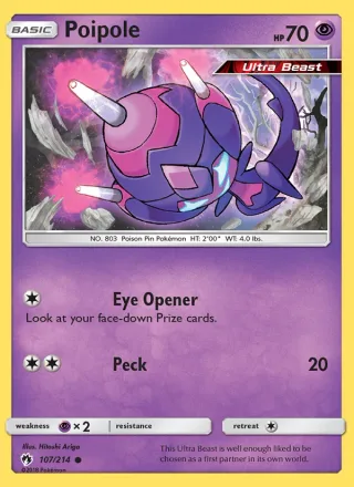 Poipole #107 · Lost Thunder Pokémon card
