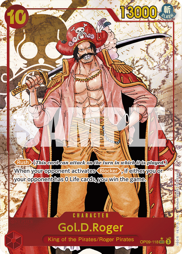 Gol.D.Roger (Alternate Art) full card art