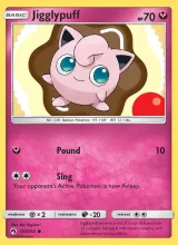 Jigglypuff · Lost Thunder Pokémon card