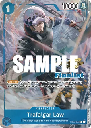 Trafalgar Law (CS 2023 Top Players Pack) [Finalist] #ST03-008-cs-2023-top-players-pack-finalist · One Piece Promotion Cards One Piece card