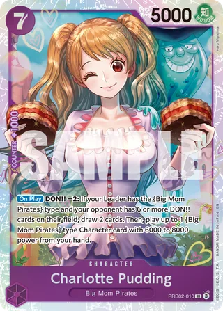 Charlotte Pudding #PRB02-010 · Premium Booster -The Best- Vol. 2 One Piece card