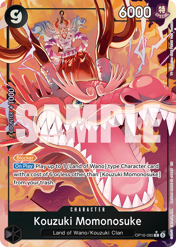 Kouzuki Momonosuke (Alternate Art) full card art