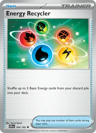 Energy Recycler #164 · Destined Rivals Pokémon card