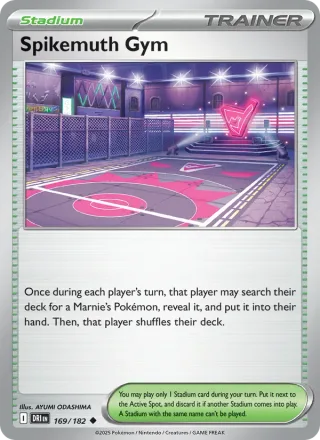 Spikemuth Gym #169 · Destined Rivals Pokémon card