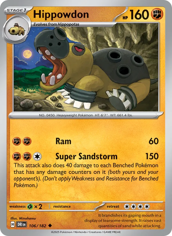 Hippowdon full card art