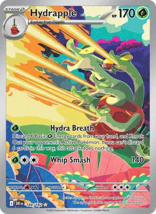 Hydrapple #188 · Destined Rivals Pokémon card