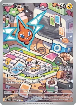 Rotom #197 · Destined Rivals Pokémon card