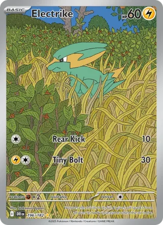 Electrike #196 · Destined Rivals Pokémon card