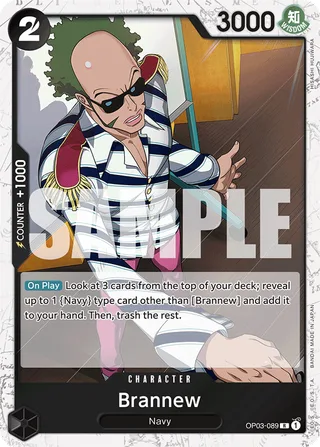 Brannew (Alternate Art) #OP03-089-alternate-art · Premium Booster -The Best- One Piece card