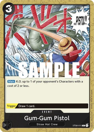 Gum-Gum Pistol #ST08-015 · ST-08: Starter Deck 8 Monkey.D.Luffy One Piece card