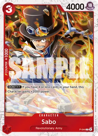 Sabo (Event Pack Vol. 4) #P-044-event-pack-vol-4 · One Piece Promotion Cards One Piece card