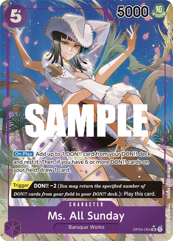 Ms. All Sunday (Alternate Art) full card art