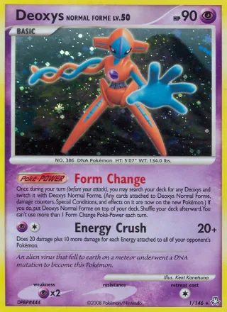 Deoxys Normal Forme #1 · Legends Awakened Pokémon card