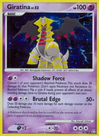 Giratina #4 · Legends Awakened Pokémon card
