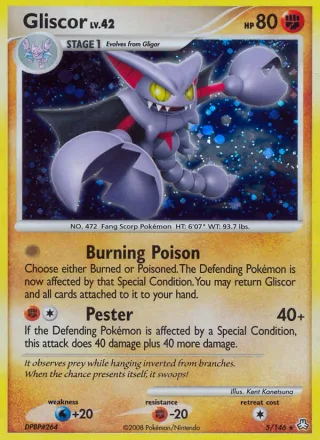 Gliscor #5 · Legends Awakened Pokémon card