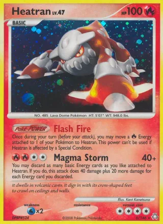 Heatran #6 · Legends Awakened Pokémon card